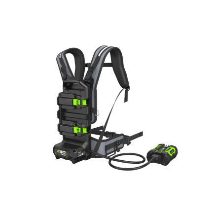 EGO Dual Port Portable Battery Back-Pack w/ Harness & Hip Belt + Battery Adaptor - Commercial